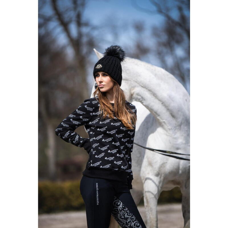 Sweter jeździecki damski Equestrian Queen Chloe 22AW ciepły