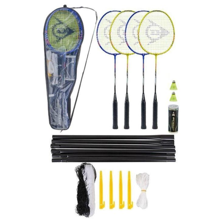 Zestaw do badmintona Dunlop NitroStar 1.0 4 Player Set DUNLOP Decathlon