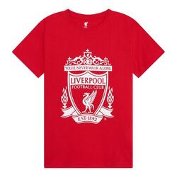 T-shirt logo Liverpool enfant - Rouge