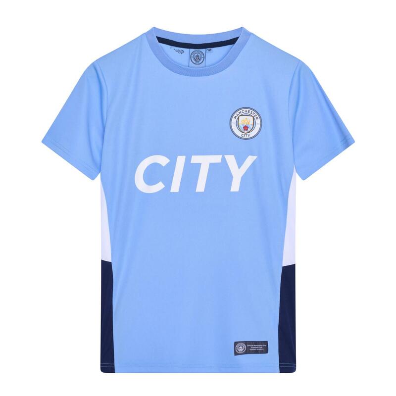 Camiseta primera equipación Manchester City 23/24 Niños