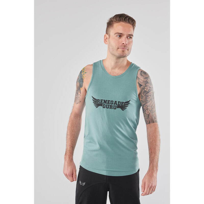 Tank top Moksha - zachte en comfortabele tanktop - Biokatoen&Bamboe - Sea Green