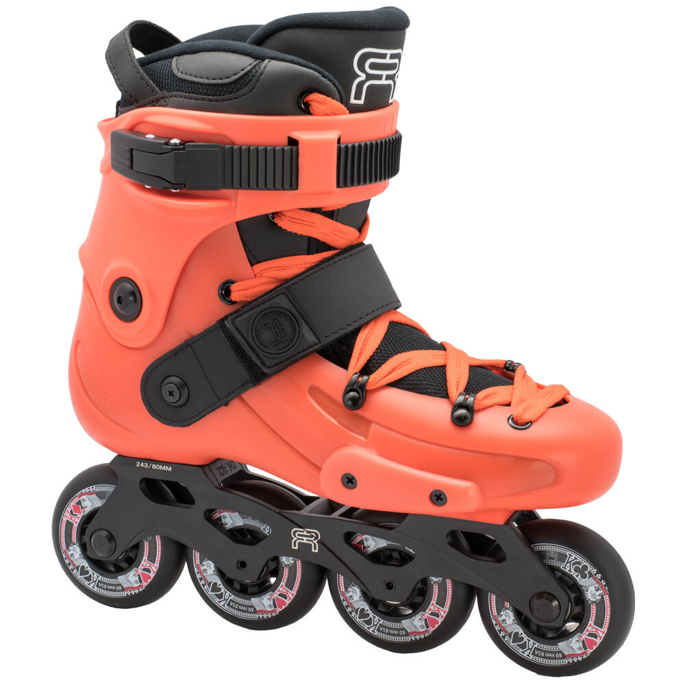 FR X 80 UNISEX INLINE FITNESS & FREERIDE SKATES – ORANGE 1/4