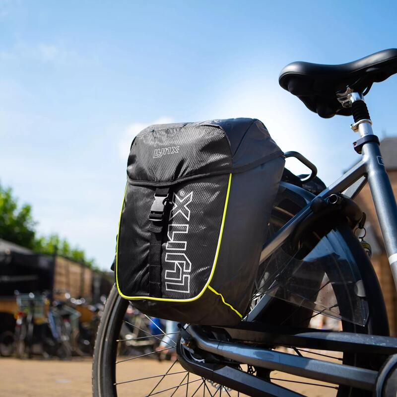 sac de vélo double avec housse étanche, adapté au vélo électrique