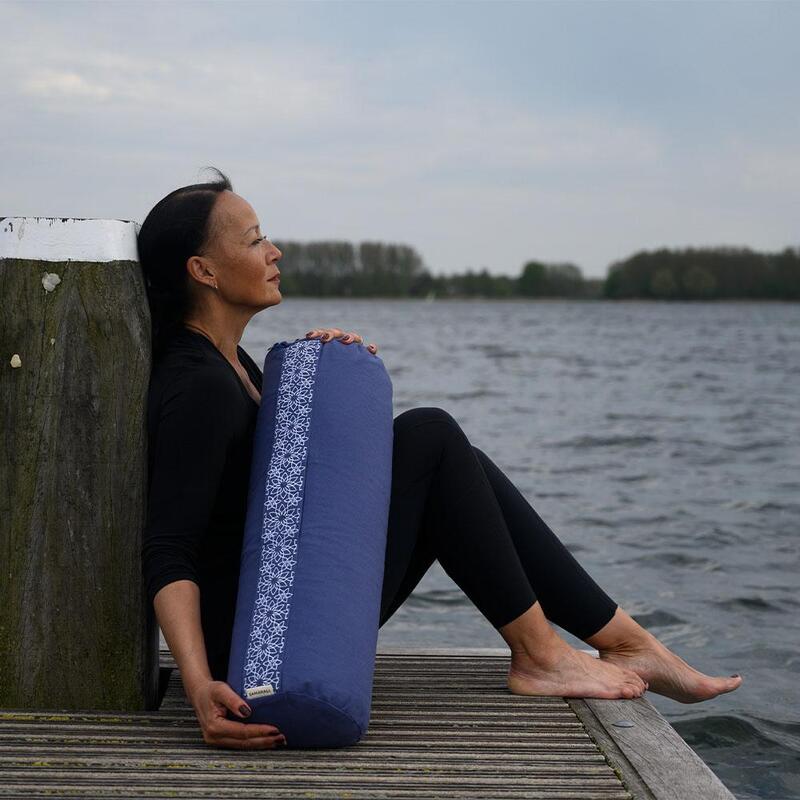 Samarali Bolster da Yoga Blu denim