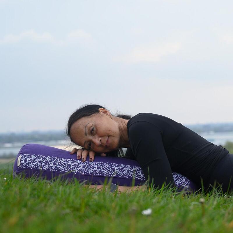 Bolster de Yoga Morado