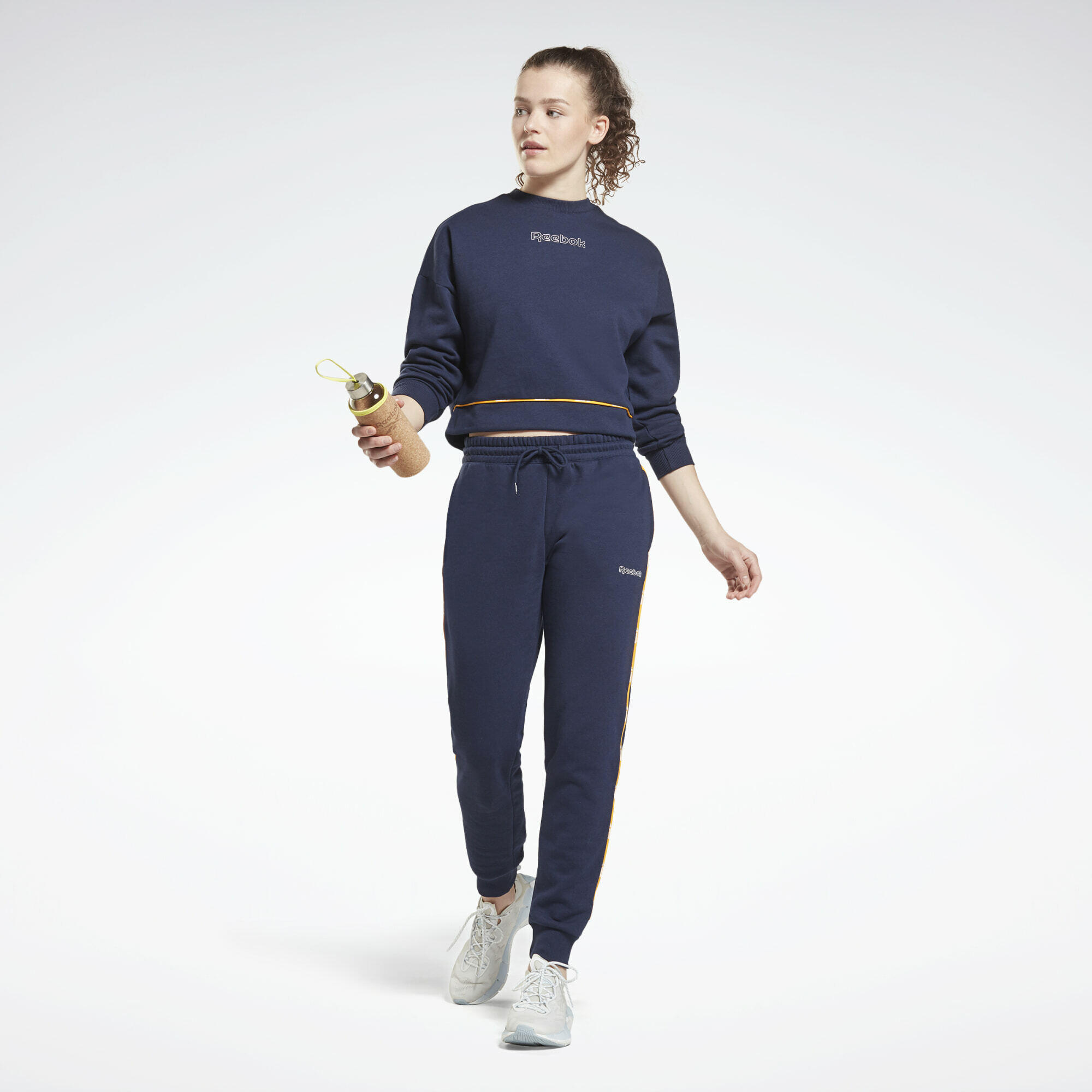 Sweat à col rond et liseré Reebok 3/6
