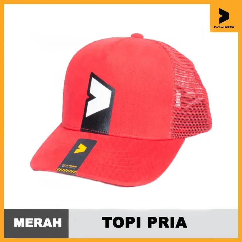 Kalibre Baseball sapka, piros 3/3