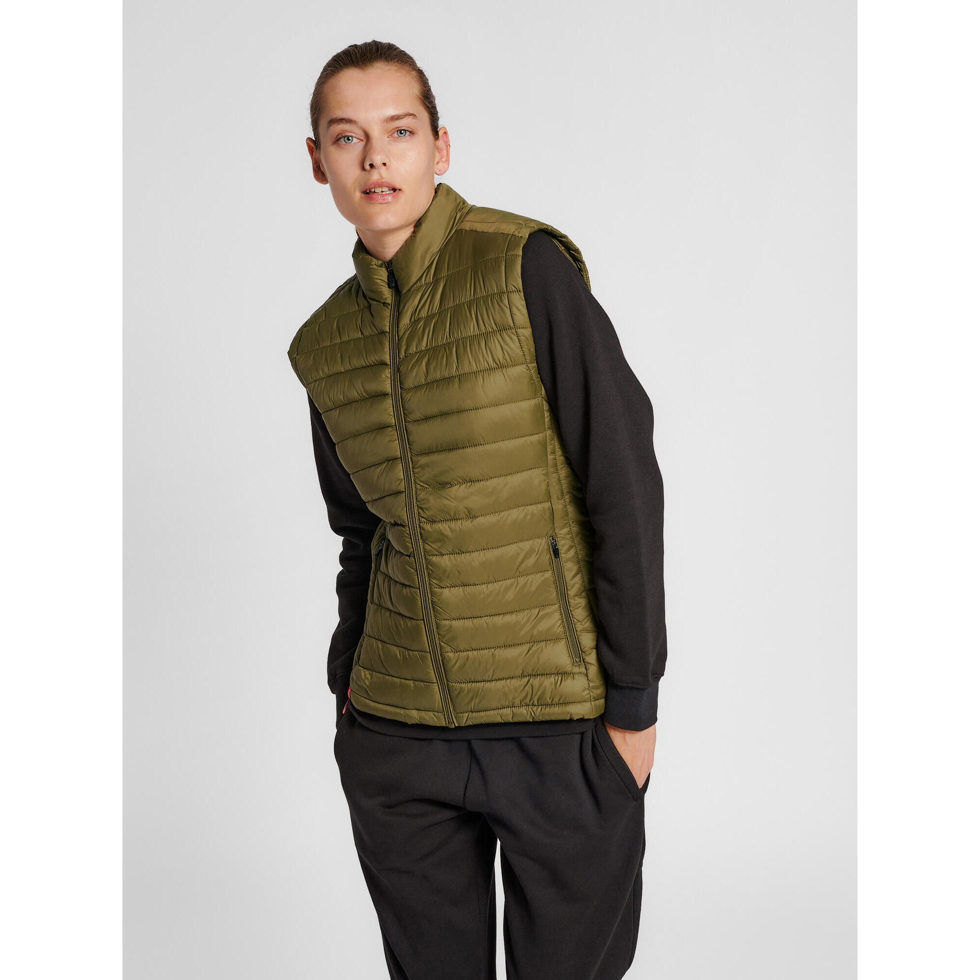 Hummel - Enfiler Spray Adhérent Hmlred Femme Hummel - Gilet Sans Manche - Vert - S - Decathlon