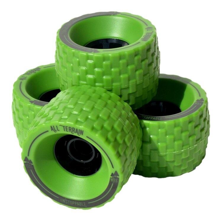 ATOM MBS all terrain wheels 100mm groen