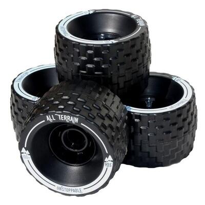 Mbs all terrain wheels 100mm black (4 pcs)