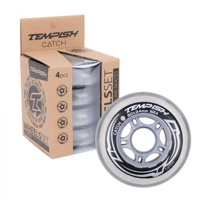 TEMPISH Set 4 Wheels For Inline Skates 76x 24 mm 82A