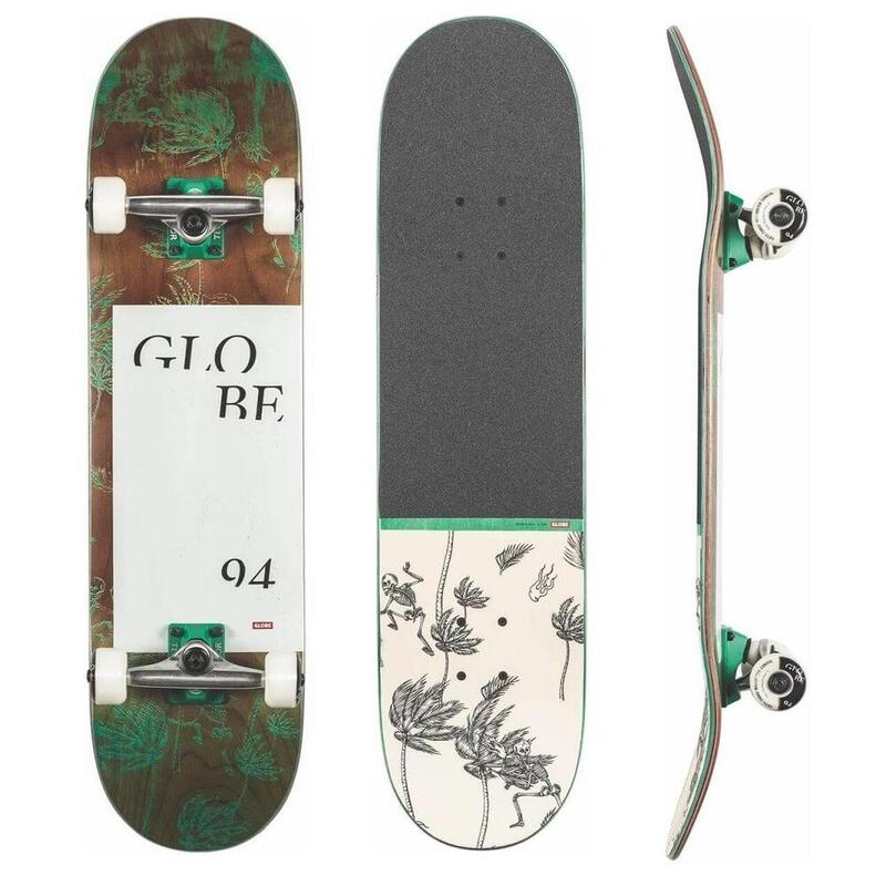 Globe G2 Typhoon Skateboard Green 8.125"
