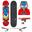 Birdhouse Stadium 1 Falcon Egg Red 7,75 Skateboard