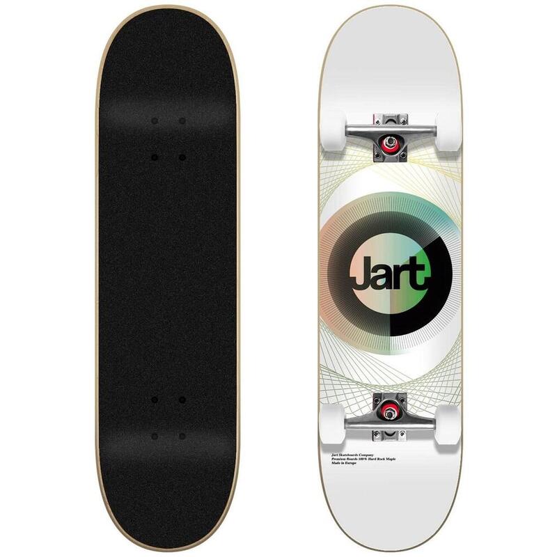 Jart Classic Skateboard 31.6 weiße Spirale