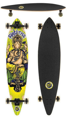 Santa cruz ganesh disco wheel 43.5" pintail longboard