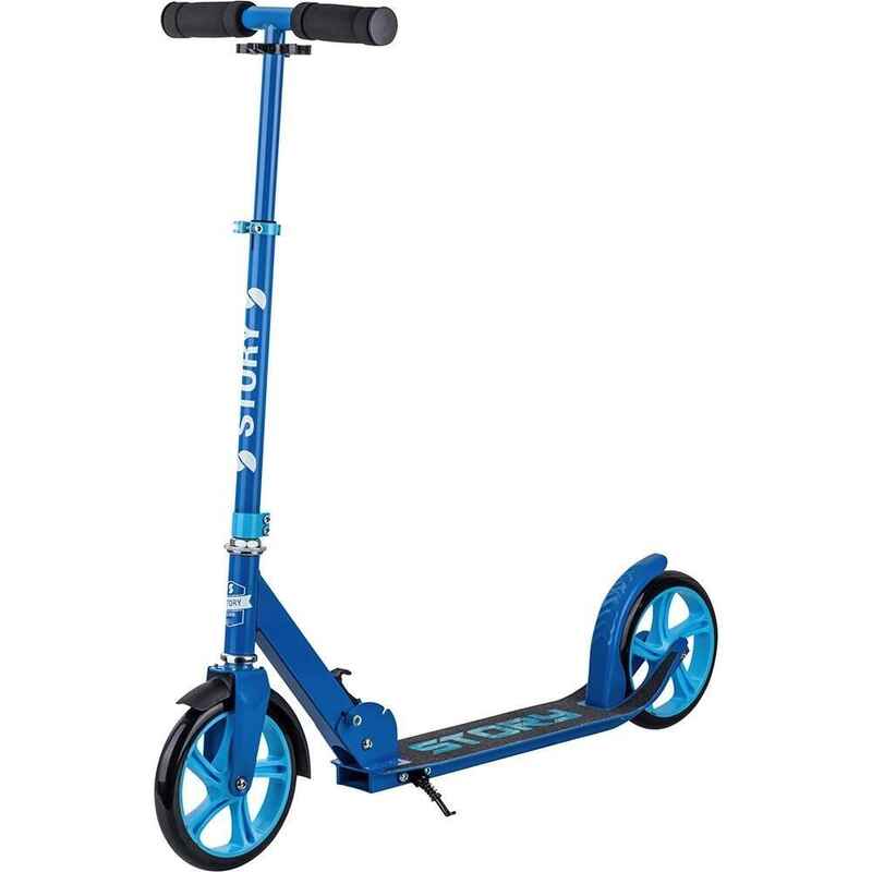 Story Urban Go Step Blueberry der Faltroller für Kinder und Erwachsene
