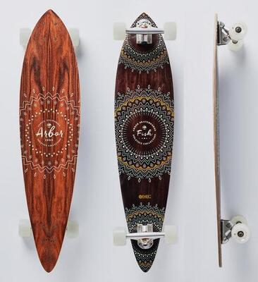 Arbor solstice fish pintail 37 longboard