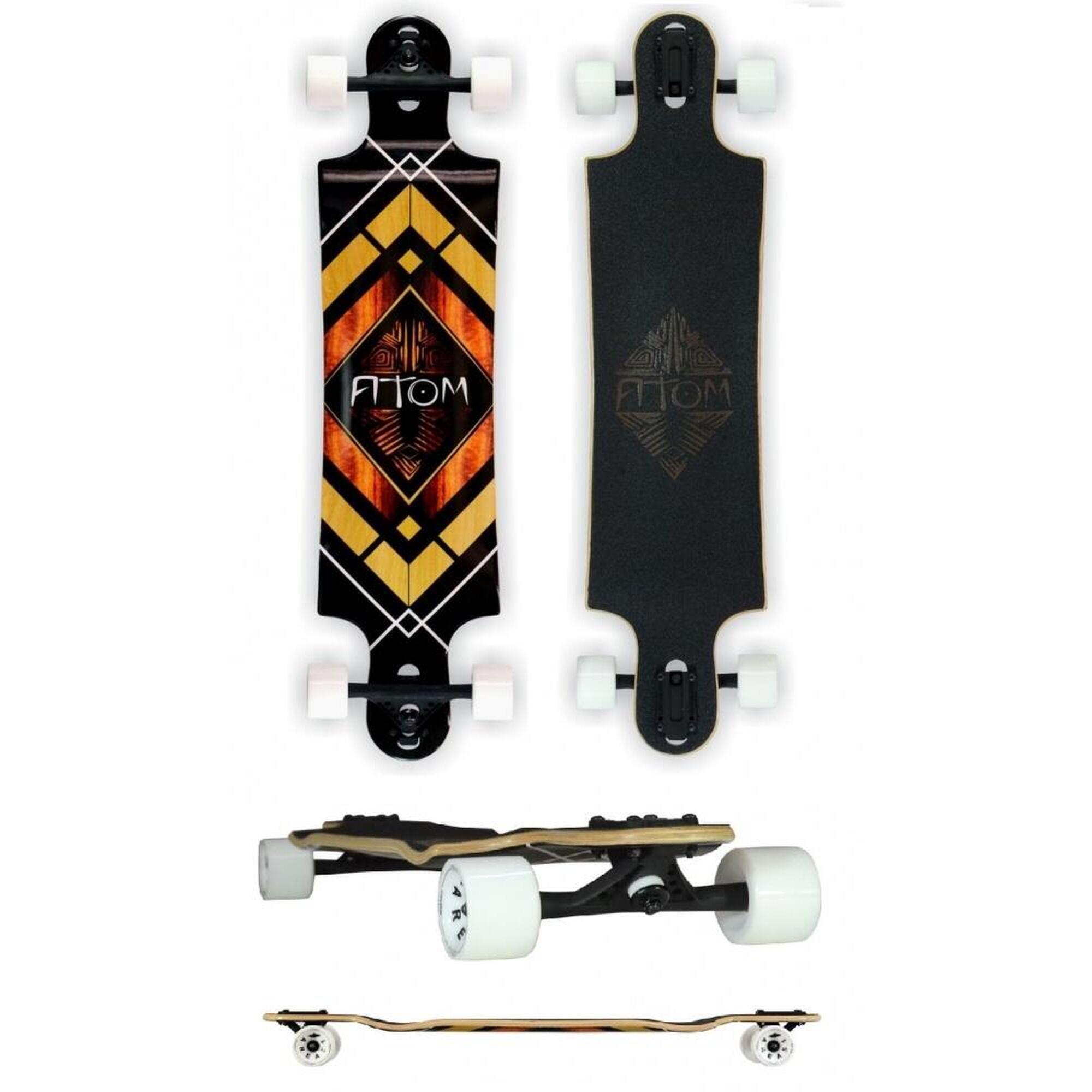 ATOM Atom 38 inch Woody Diamond drop longboard