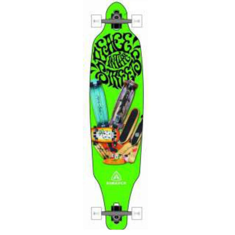 Green Surf Drop-Through Longboard