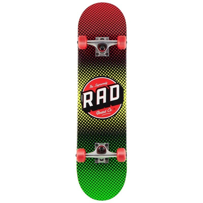 Rad Rasta Fade Dude Crew 7.5 Skateboard