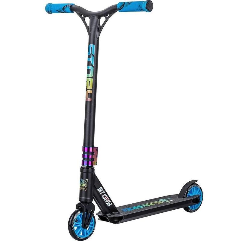 Story Beast Stunt Scooter Schwarz-Neo