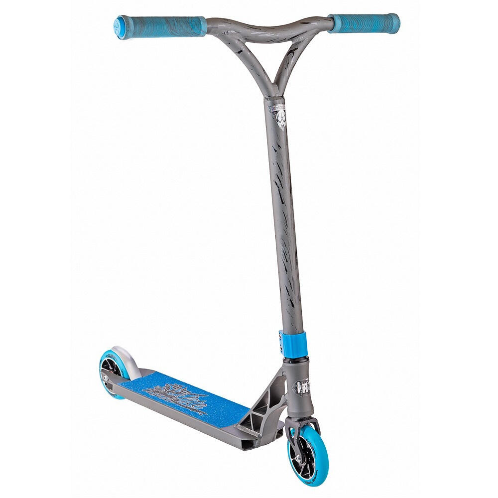 Grit Elite Stuntstep Satin Grey / Black Laser 1/3