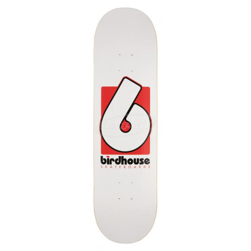 Birdhouse Skateboard Deck 8,5 B Logo weiß