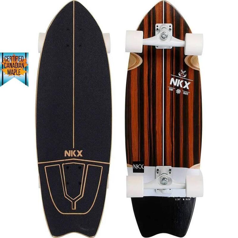 NKX Maverick 31" Surfskate Ebony