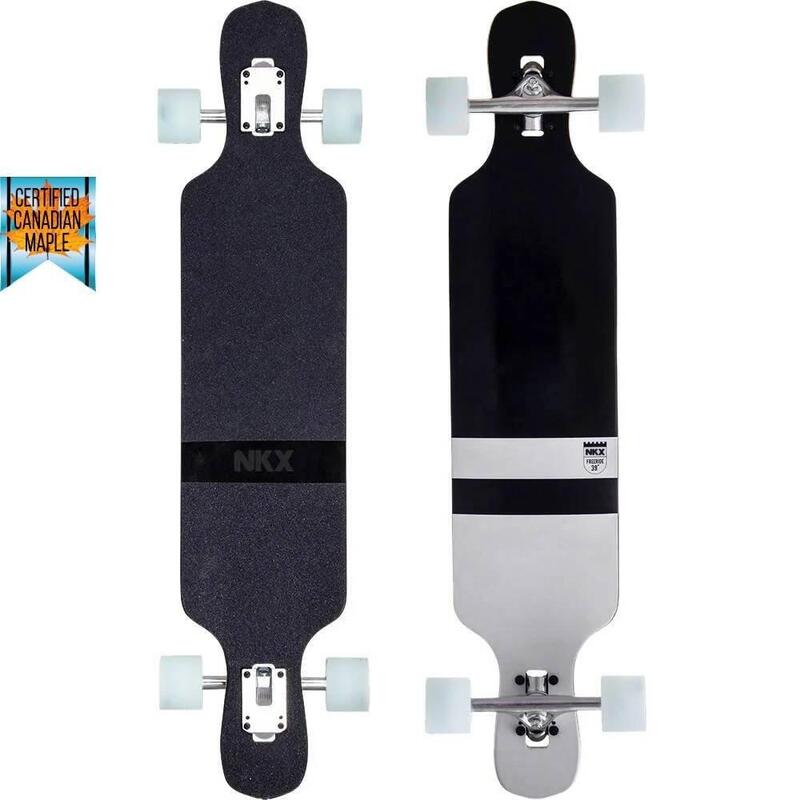 NKX Kanadisches Longboard Schwarz 38,5"