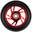 Black Dragon Rayon Alu Rouge 100mm lot de 2
