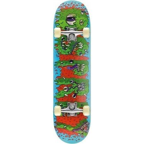Osprey Complete Double Kick Skateboard, Maple Deck Slime 2/4