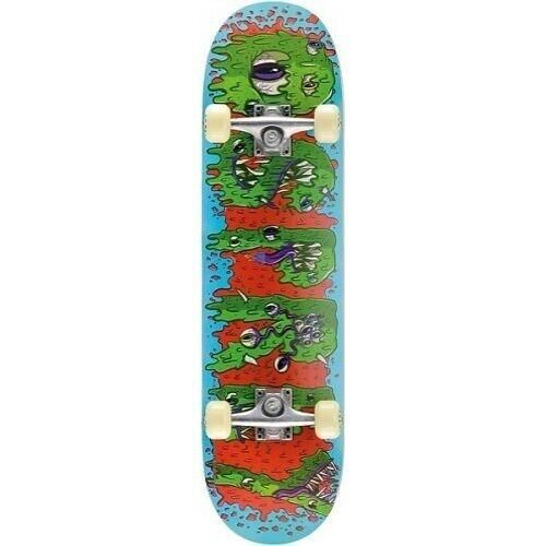 OSPREY Osprey Complete Double Kick Skateboard, Maple Deck Slime