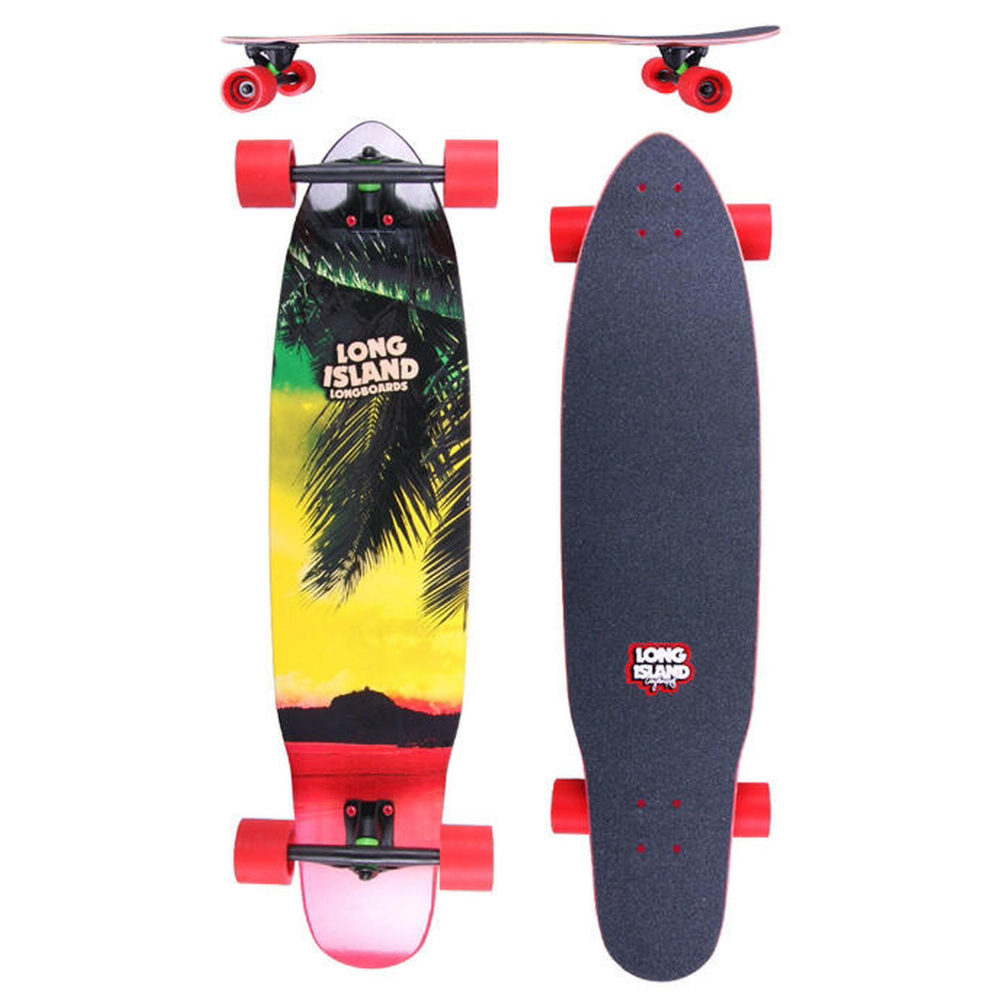 Long Island Night Jah kicktail longboard 1/3