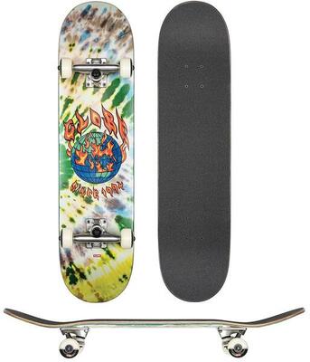 Globe g1 ablaze 7.75 skateboard tie dye