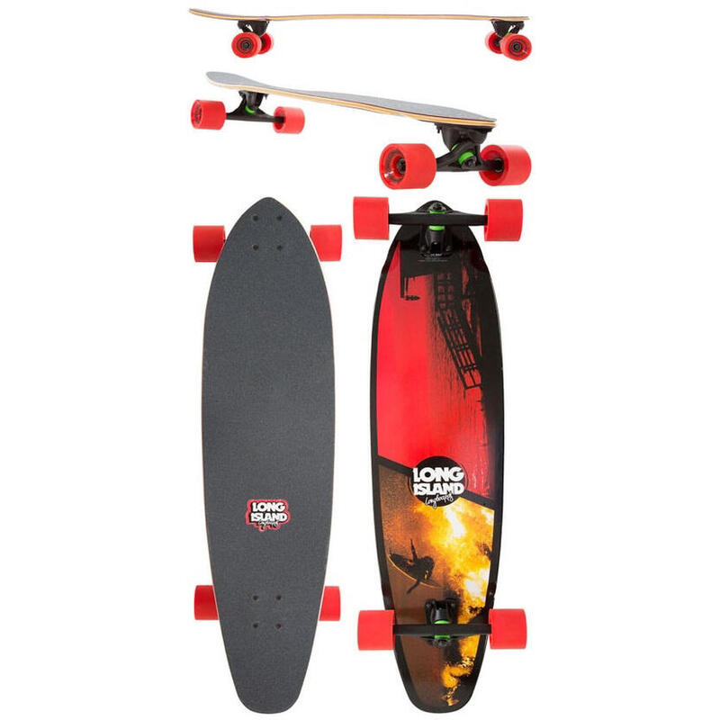 Long Island Glass Bay kicktail longboard