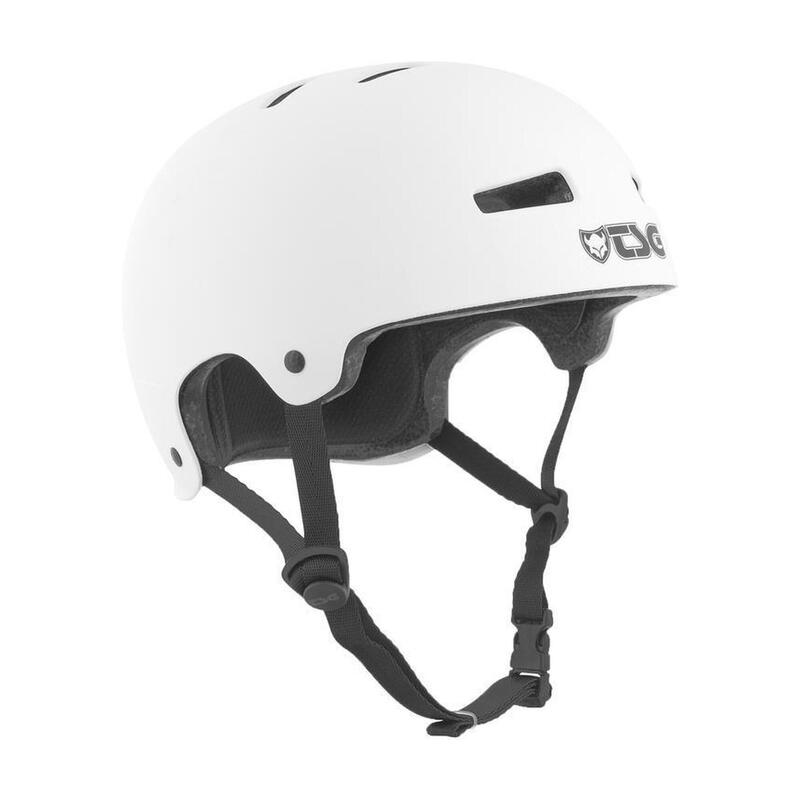 TSG Evolution Helm Satin Weiß