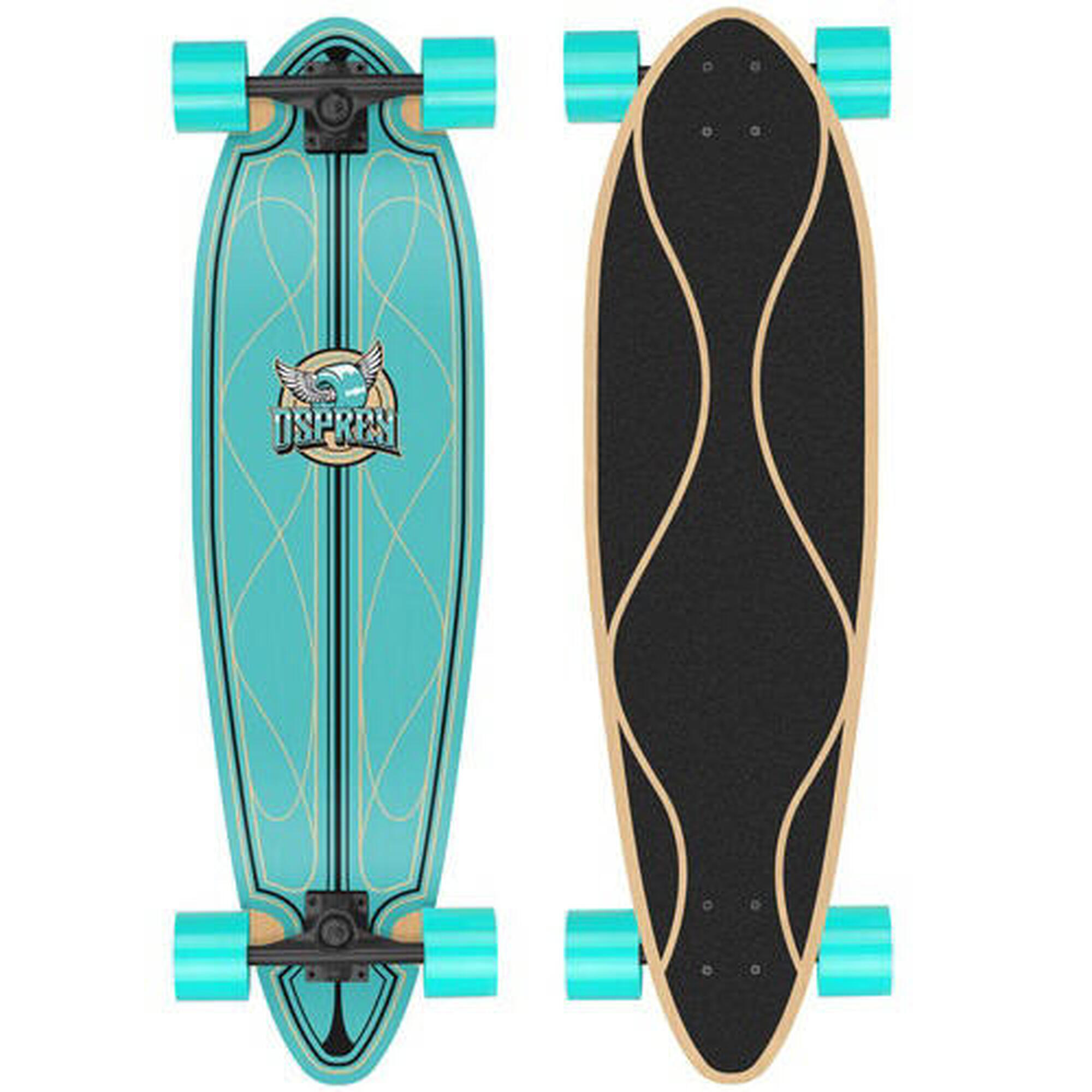 Osprey Complete Longboard, Twin Top Maple Concave Deck Helix 1/4