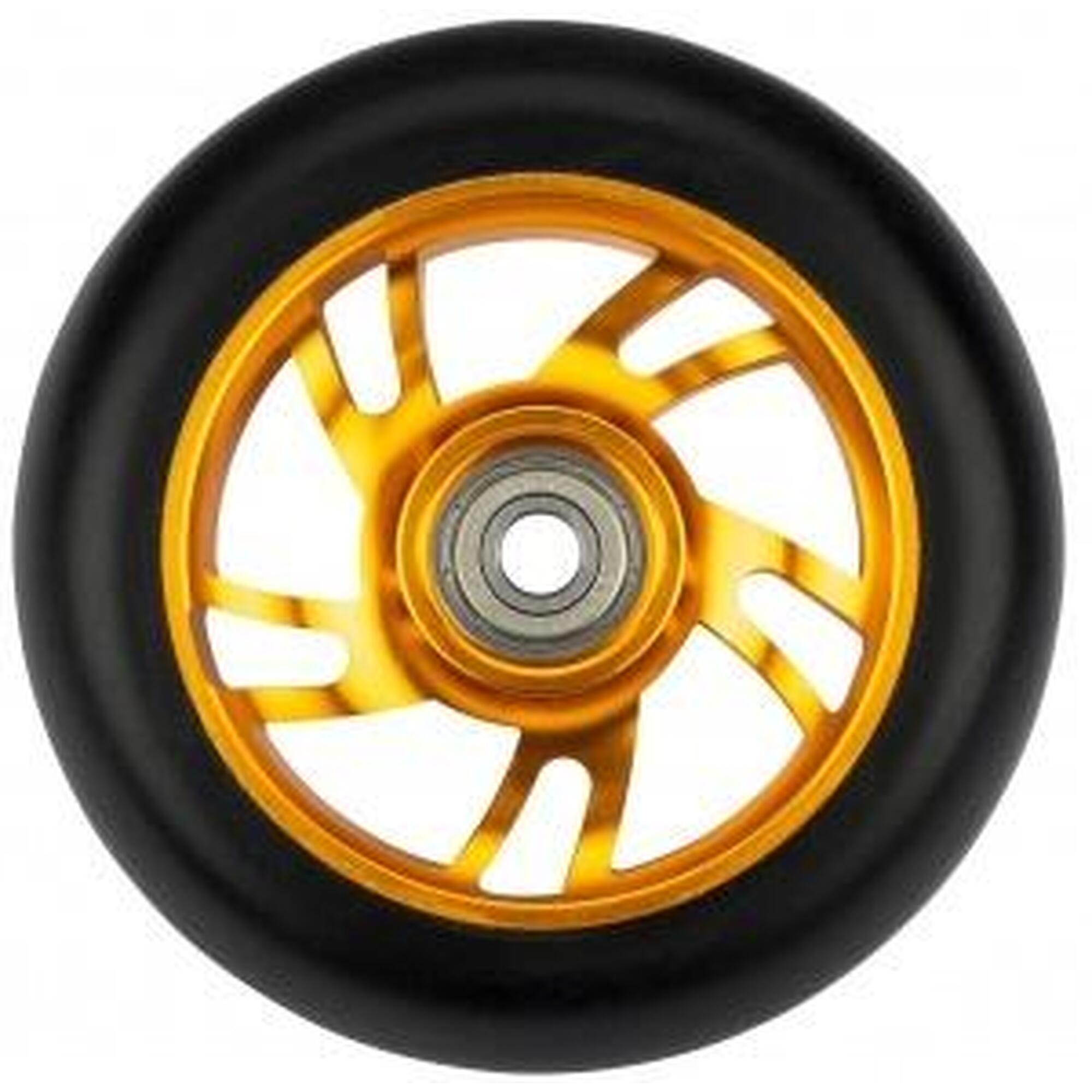 Roue di monopattino freestyle a raggi in alluminio Black Dragon®