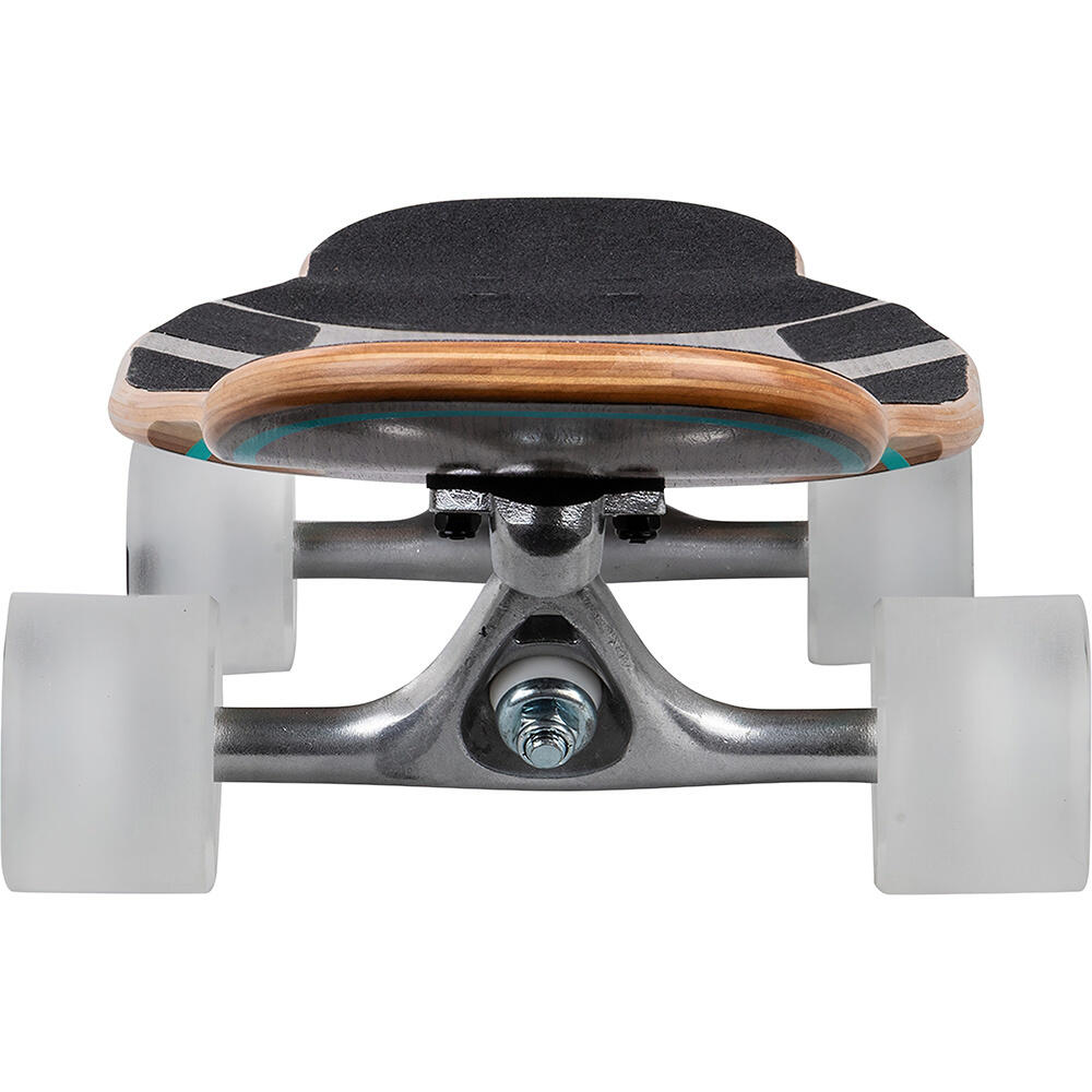 NKX Geometric Dancer Longboard 46 Walnut Green 3/3
