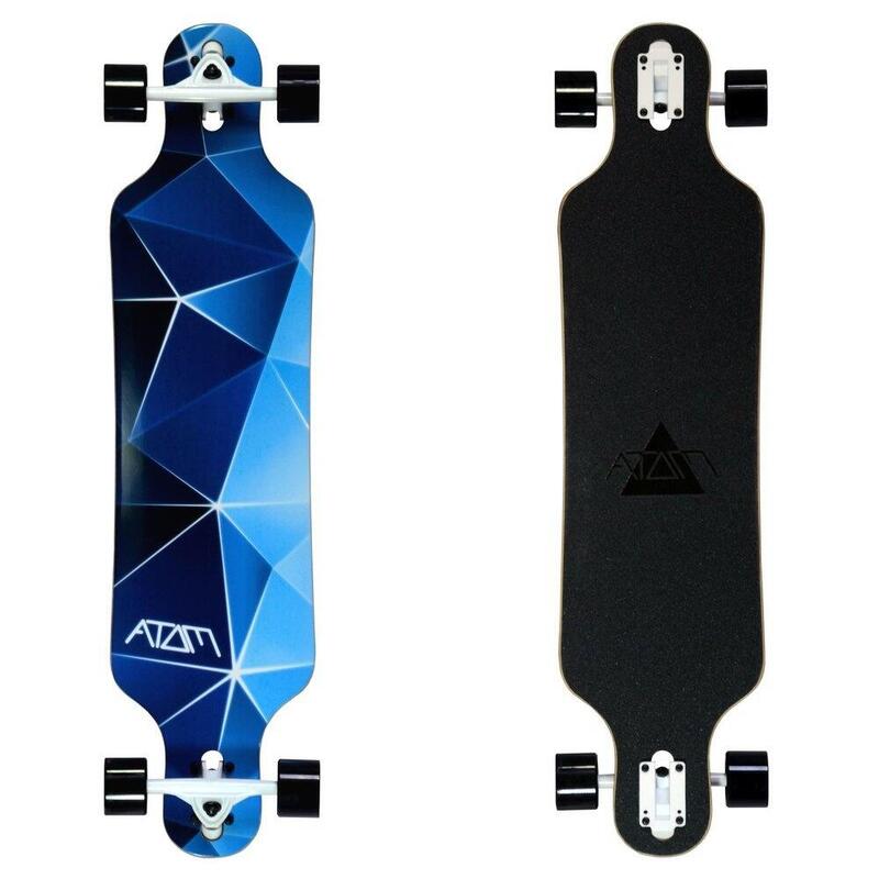 Longboard Drop Through Atom 40" - Blue Geo