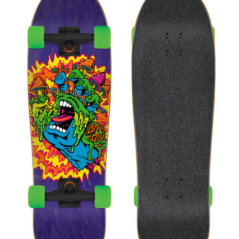 Santa Cruz pool cruiser - toxic hand shaped - 9.7" purple