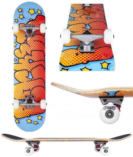 Rocket Skateboard Bubbles 7.75
