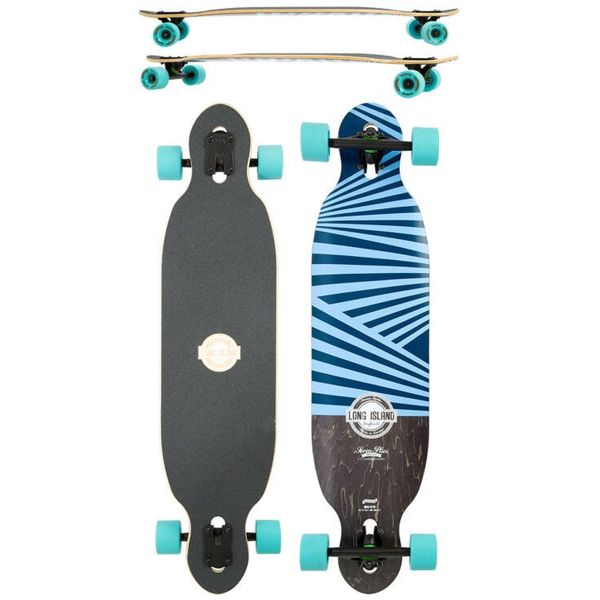Long Island Retro Twintip Longboard 1/3