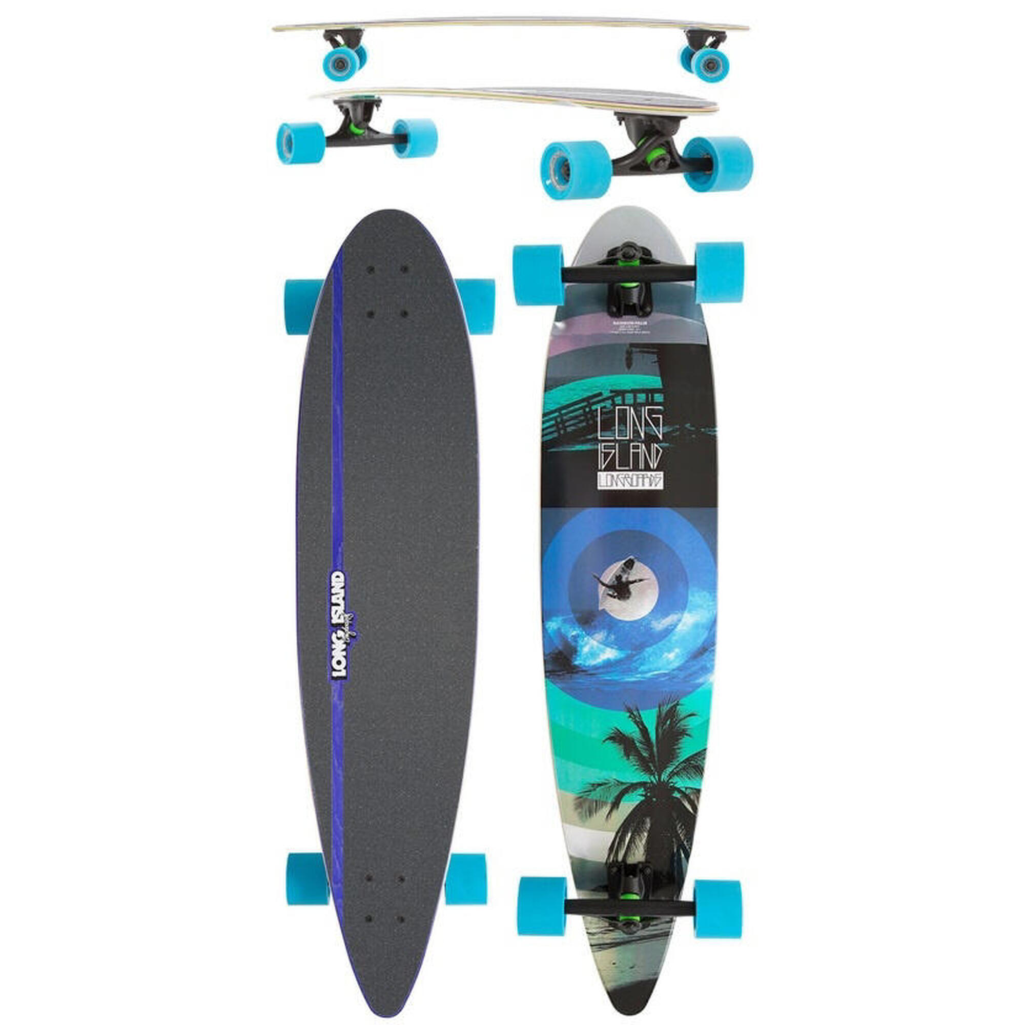 Long Island Palm pintail longboard 1/3