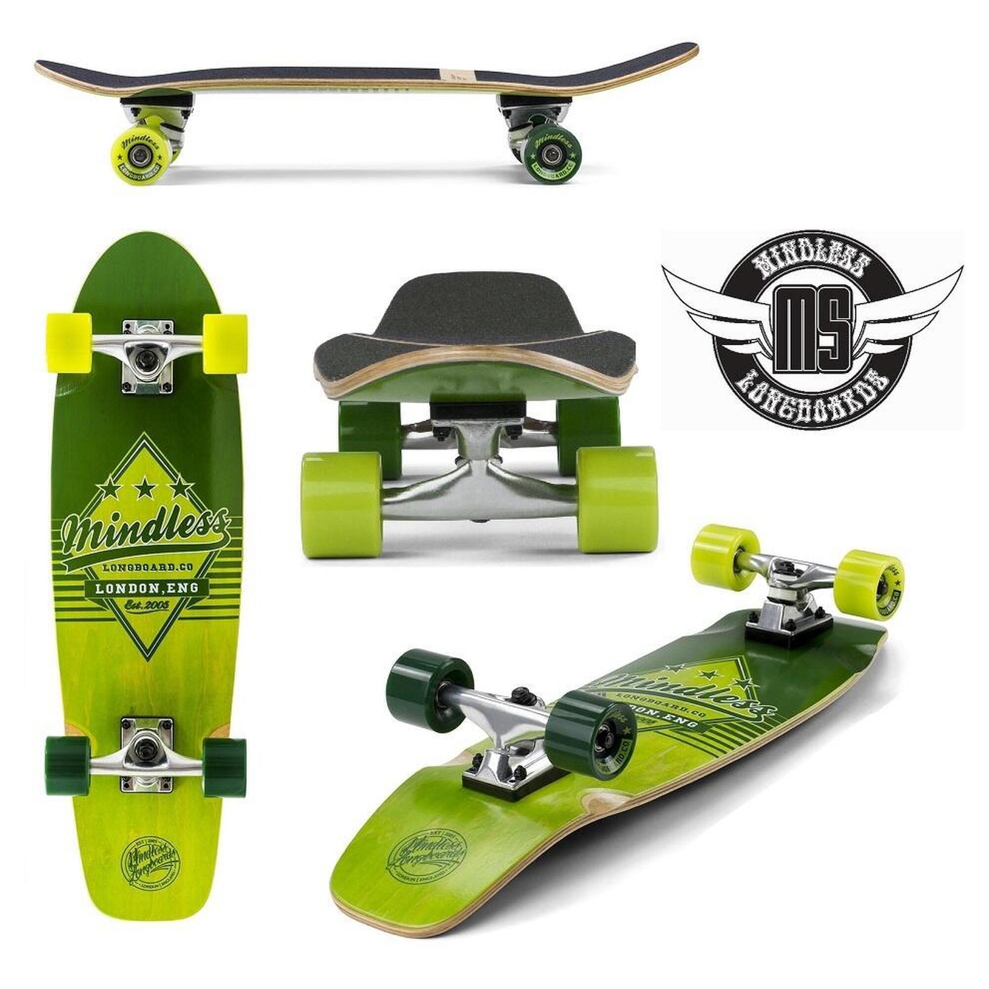 MINDLESS LONGBOARD Cruiserboard Mindless Daily Grande II Green