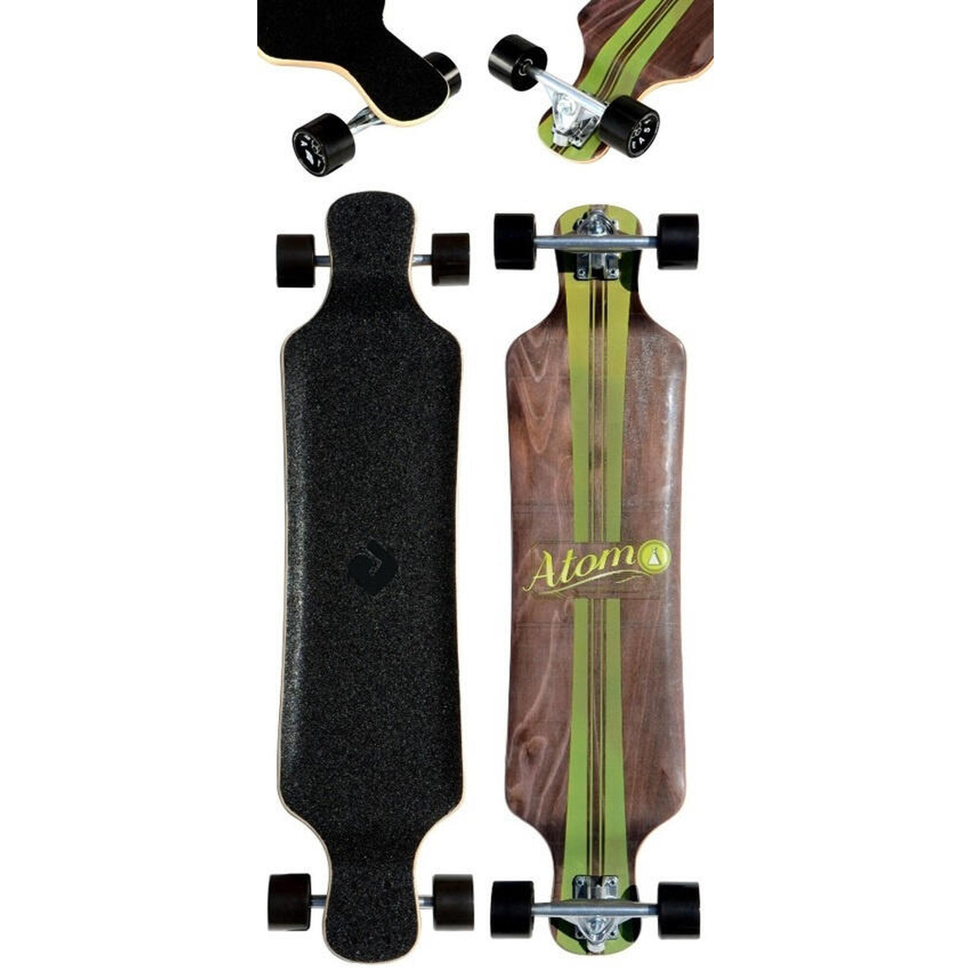 ATOM Atom Micro-drop Artisan brown 39" Longboard