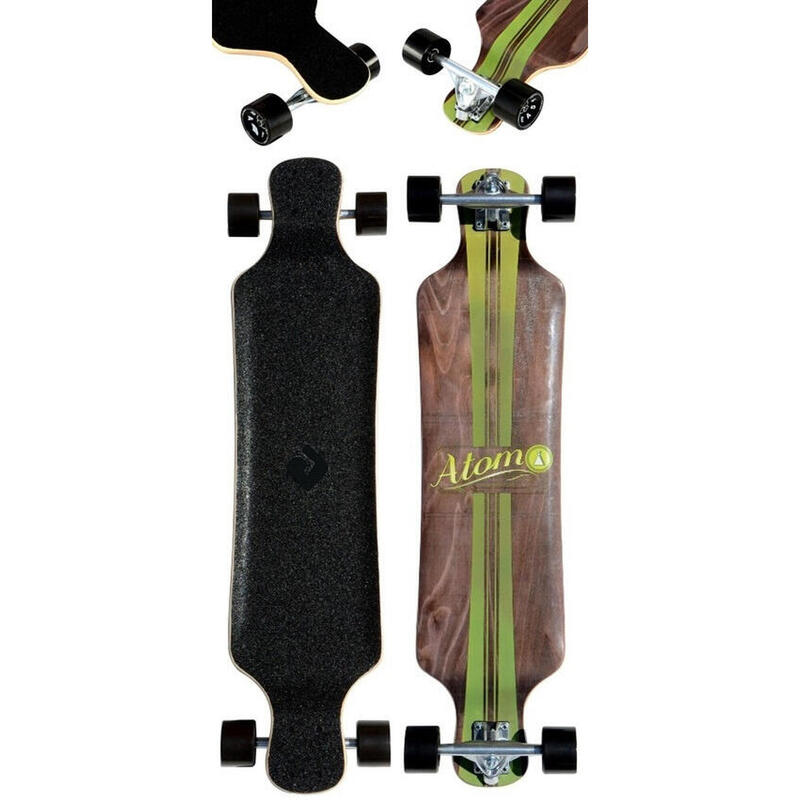 Atom Micro-drop Artisan brown 39" Longboard