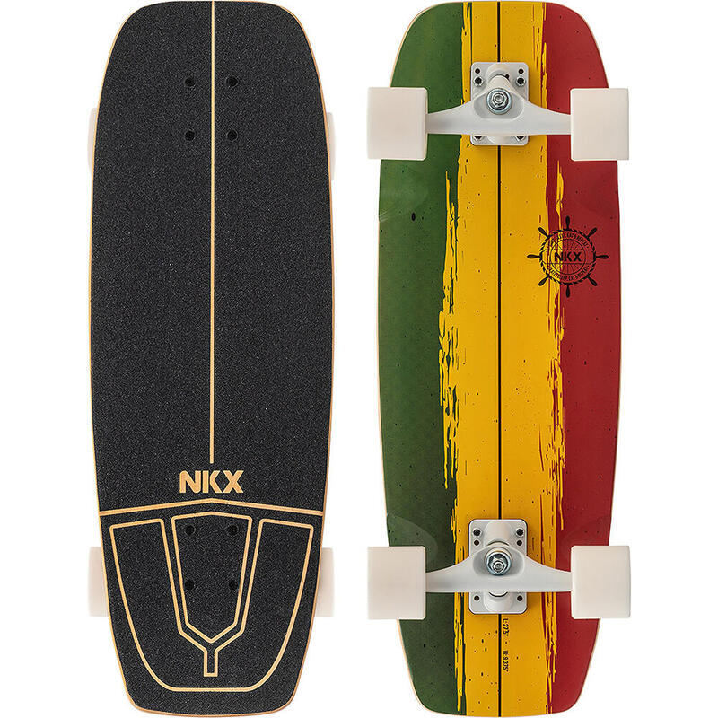 NKX Bubble 31" Surfskate Rasta