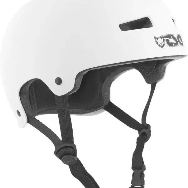 Protections Helmet Evolution Solid Color Satin White L/XL