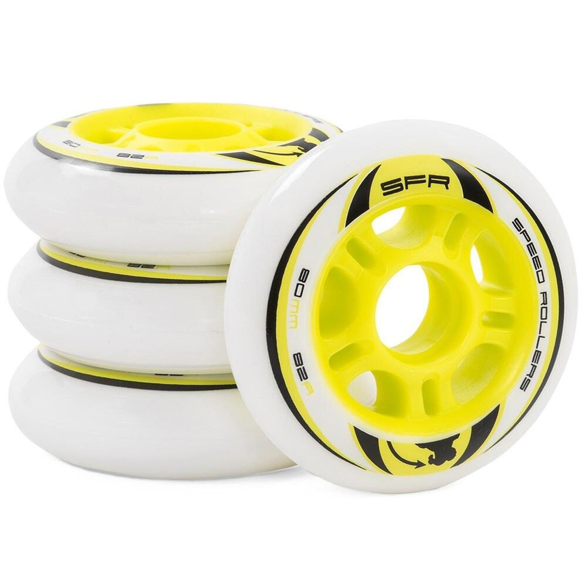 SFR SFR skatewielen 72 / 76 / 80 x 24 mm geel